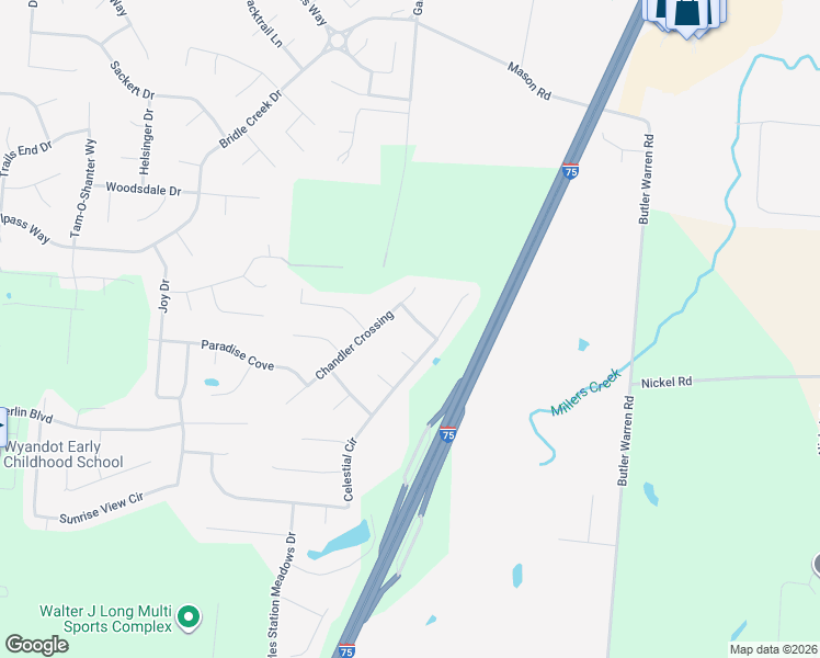 map of restaurants, bars, coffee shops, grocery stores, and more near 8133 Darlene Terrace in Middletown