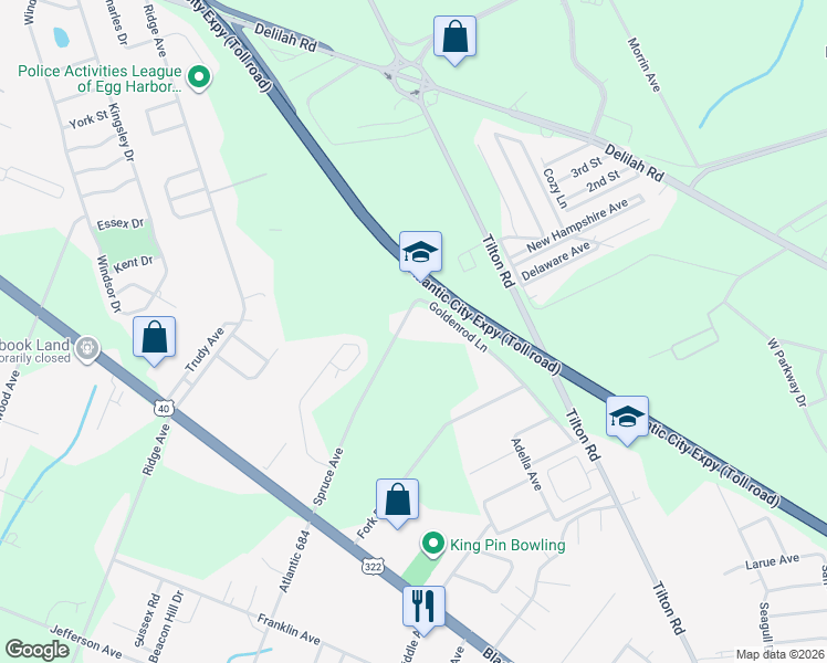 2504 Spruce Avenue, Egg Harbor Township NJ Walk Score