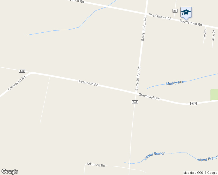 map of restaurants, bars, coffee shops, grocery stores, and more near 626 Greenwich Road in Bridgeton