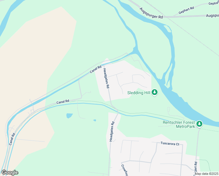 map of restaurants, bars, coffee shops, grocery stores, and more near 5175 Red Bird Lane in Hamilton