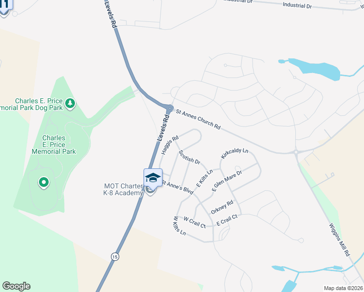 map of restaurants, bars, coffee shops, grocery stores, and more near 21 Haggis Road in Middletown