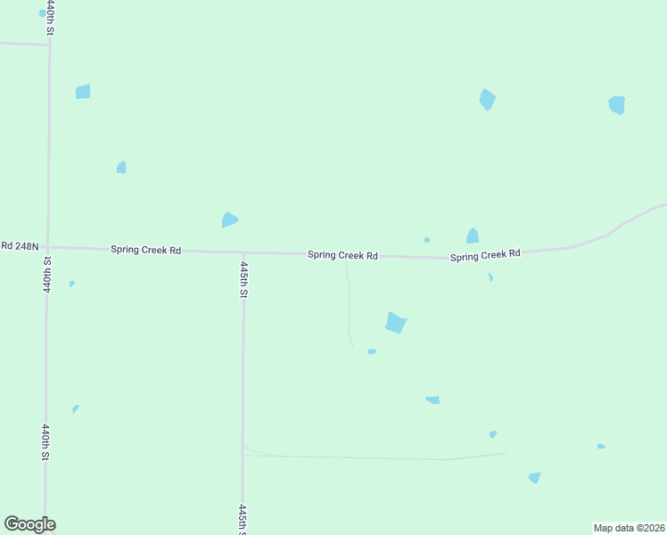 map of restaurants, bars, coffee shops, grocery stores, and more near Spring Creek Road in Nebo