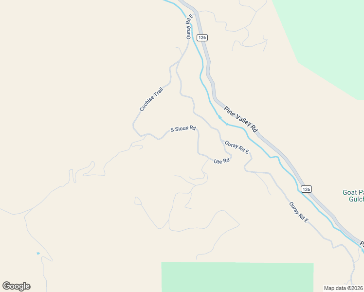 map of restaurants, bars, coffee shops, grocery stores, and more near 15831 South Sioux Road in Pine