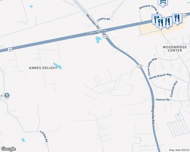 map of restaurants, bars, coffee shops, grocery stores, and more near 743 Pickerel Place in Joppatowne