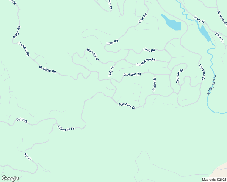 map of restaurants, bars, coffee shops, grocery stores, and more near 23998 Tulip Drive in Willits
