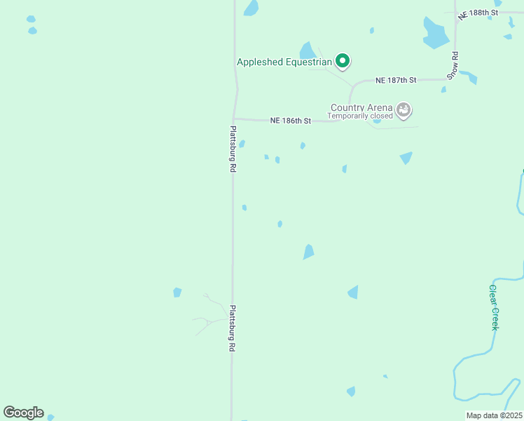 map of restaurants, bars, coffee shops, grocery stores, and more near 18317 Plattsburg Road in Holt