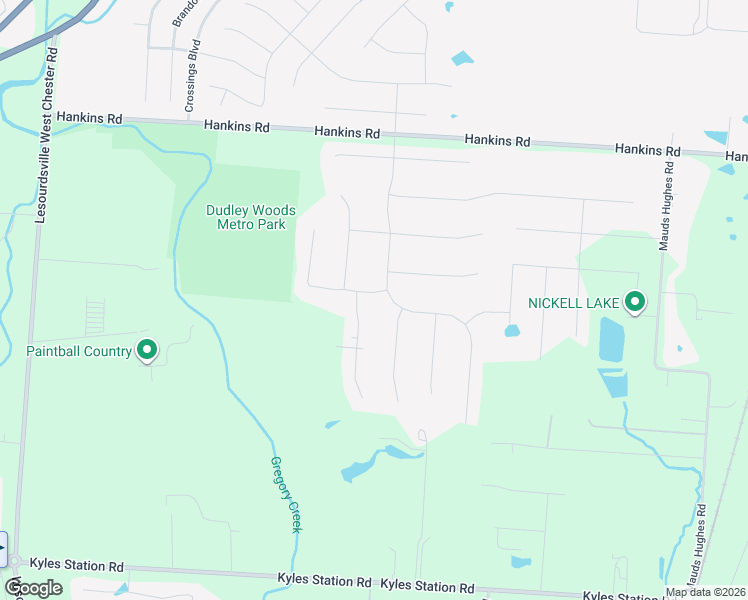 map of restaurants, bars, coffee shops, grocery stores, and more near 5835 Bryson Lane in Butler County