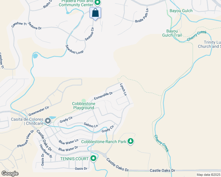map of restaurants, bars, coffee shops, grocery stores, and more near 6885 Lynch Lane in Castle Rock