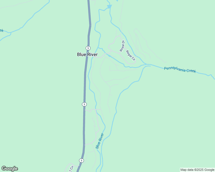 map of restaurants, bars, coffee shops, grocery stores, and more near 282 Wilderness Drive in Breckenridge