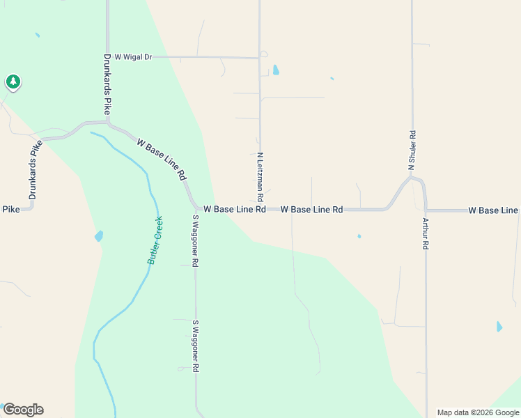 map of restaurants, bars, coffee shops, grocery stores, and more near 10540 West Base Line Road in Paragon
