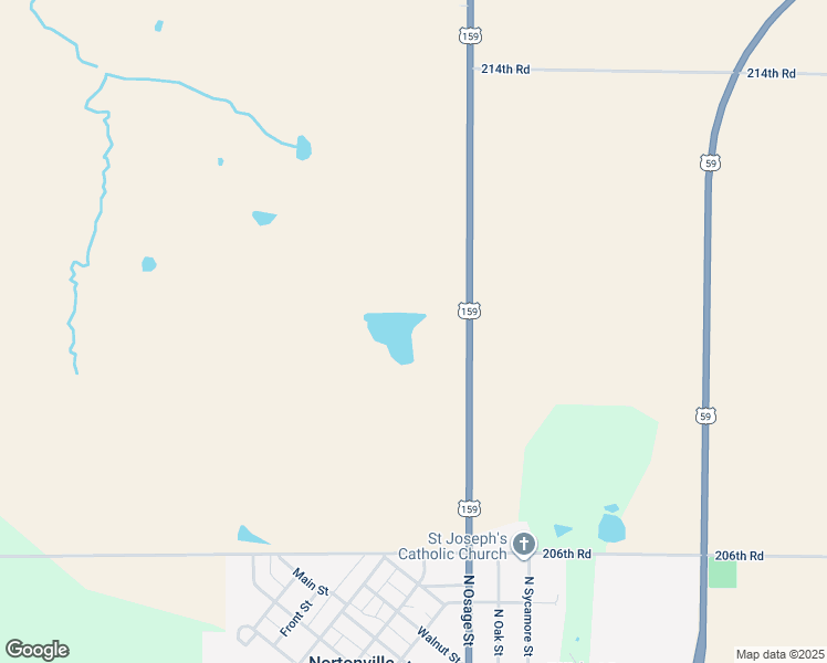 map of restaurants, bars, coffee shops, grocery stores, and more near in Nortonville