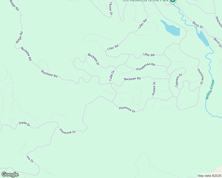 map of restaurants, bars, coffee shops, grocery stores, and more near 23998 Tulip Dr in Willits