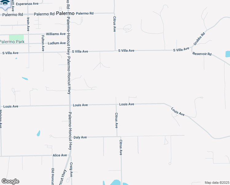 map of restaurants, bars, coffee shops, grocery stores, and more near 2815 Louis Avenue in Oroville