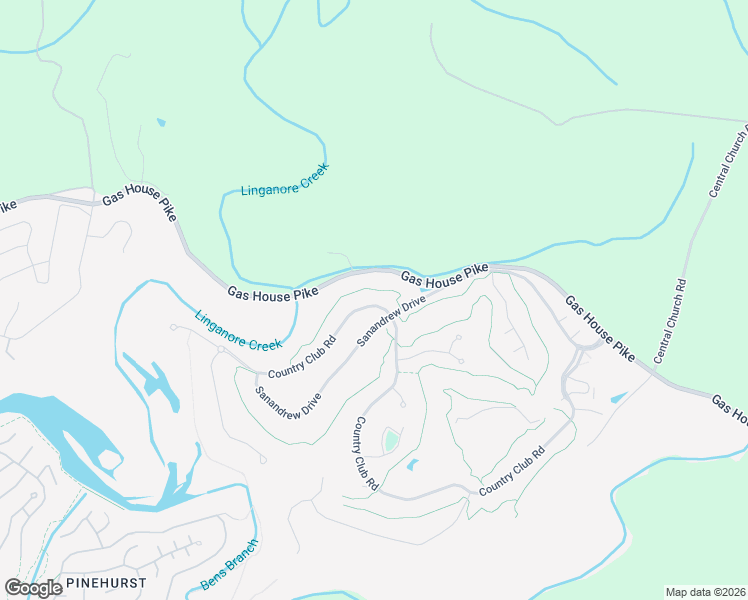 map of restaurants, bars, coffee shops, grocery stores, and more near 11006 Country Club Road in New Market
