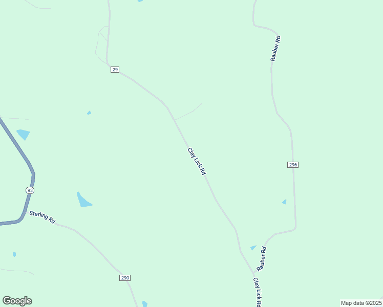 map of restaurants, bars, coffee shops, grocery stores, and more near County Road 29 in Hocking County