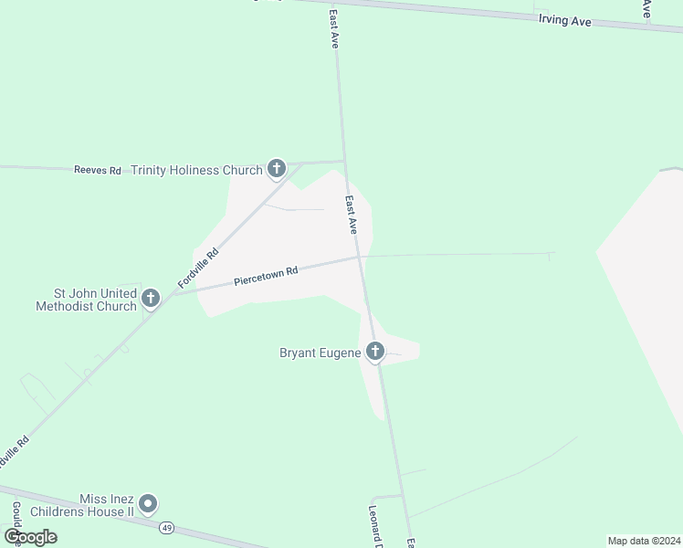 map of restaurants, bars, coffee shops, grocery stores, and more near 75 Piercetown Road in Bridgeton