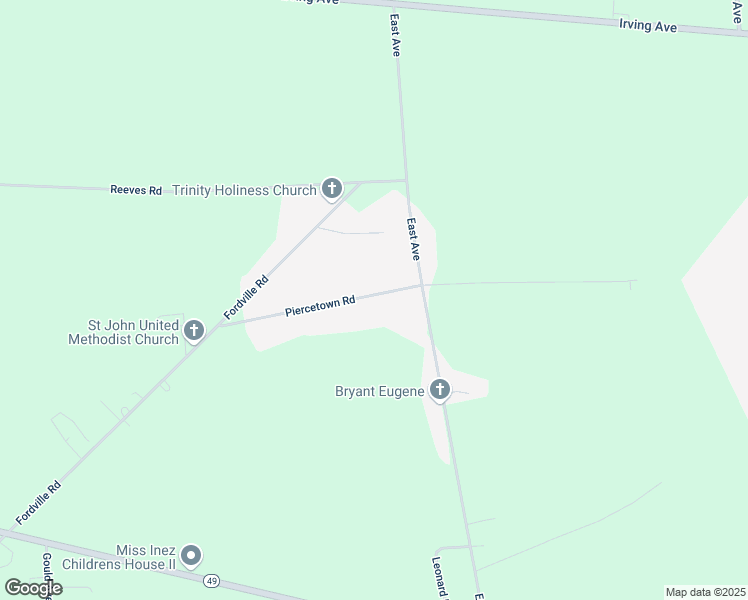 map of restaurants, bars, coffee shops, grocery stores, and more near 75 Piercetown Road in Bridgeton