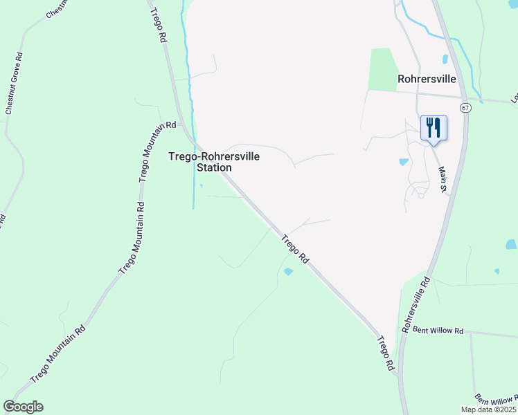 map of restaurants, bars, coffee shops, grocery stores, and more near 4103 Trego Road in Keedysville
