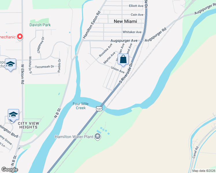 map of restaurants, bars, coffee shops, grocery stores, and more near 290 Howman Avenue in Hamilton