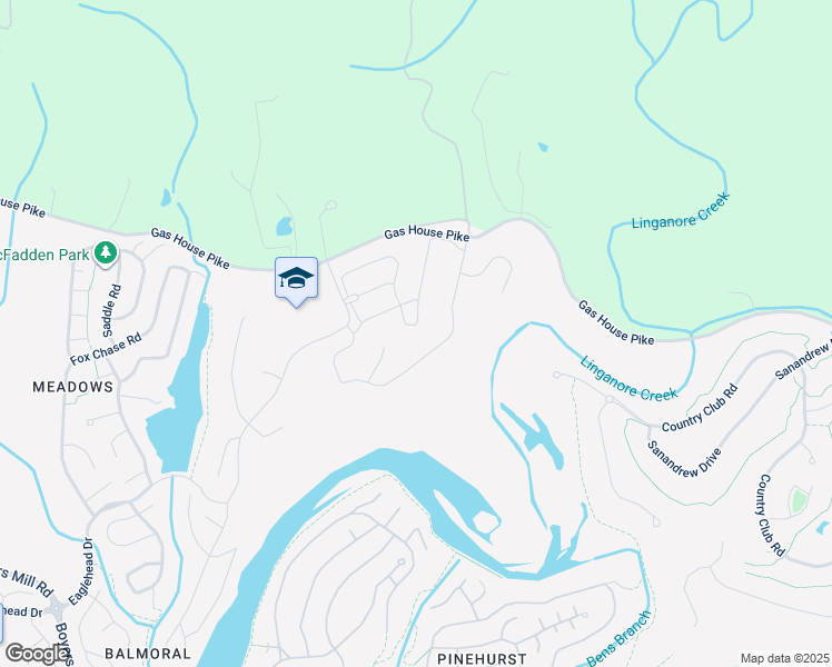 map of restaurants, bars, coffee shops, grocery stores, and more near 7129 Bodkin Way in New Market