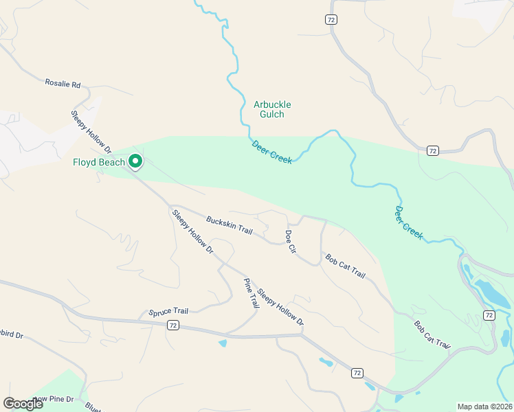 map of restaurants, bars, coffee shops, grocery stores, and more near 133 Catamount Lane in Bailey