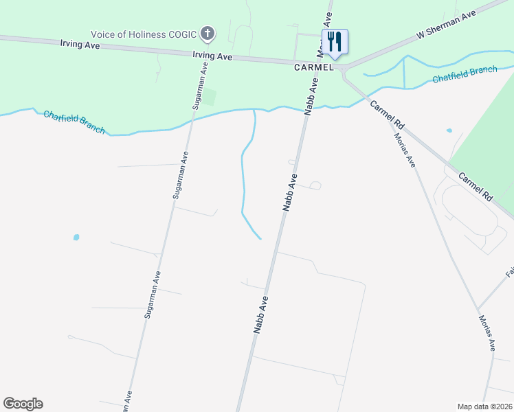 map of restaurants, bars, coffee shops, grocery stores, and more near 266 Nabb Avenue in Millville