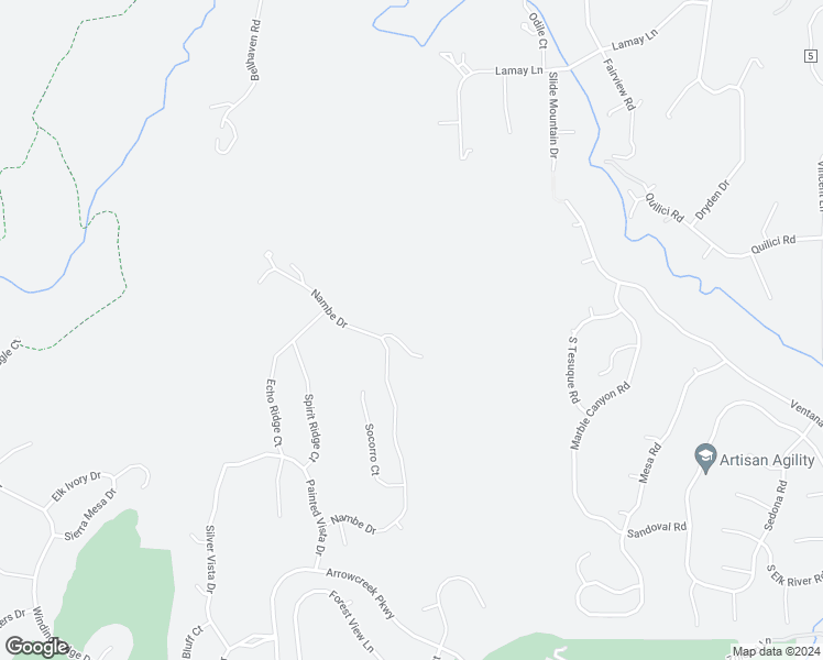 map of restaurants, bars, coffee shops, grocery stores, and more near 390 Questa Court in Reno