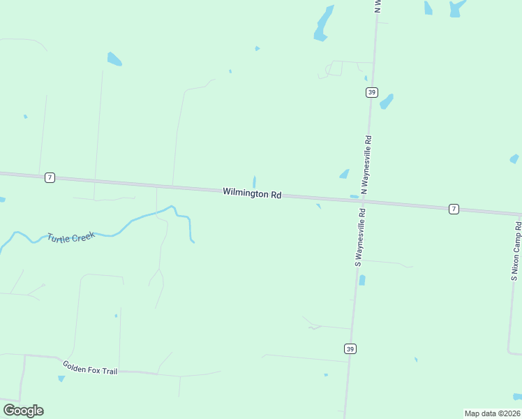 map of restaurants, bars, coffee shops, grocery stores, and more near 3685 Wilmington Road in Lebanon
