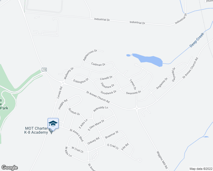 map of restaurants, bars, coffee shops, grocery stores, and more near 401 Goodwick Drive in Middletown