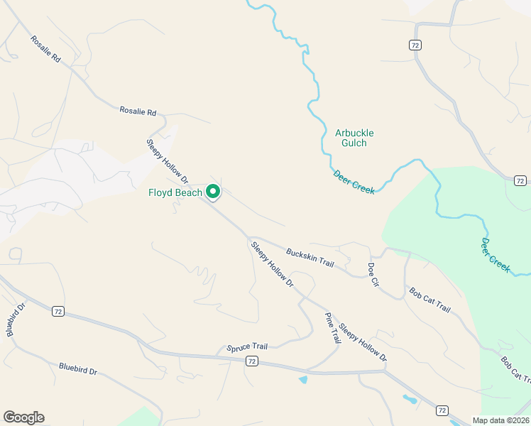 map of restaurants, bars, coffee shops, grocery stores, and more near 239 Catamount Ridge Road in Bailey