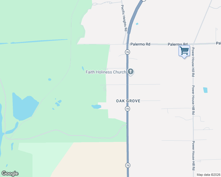 map of restaurants, bars, coffee shops, grocery stores, and more near 49 Bob Way in Oroville