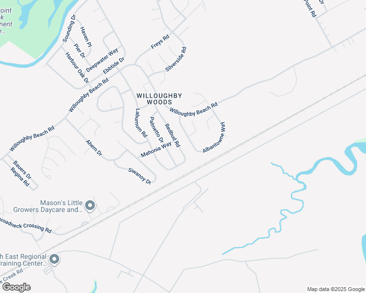 map of restaurants, bars, coffee shops, grocery stores, and more near 133 Redbud Road in Edgewood