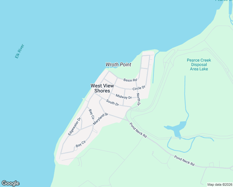 map of restaurants, bars, coffee shops, grocery stores, and more near 55 Midway Drive in Earleville