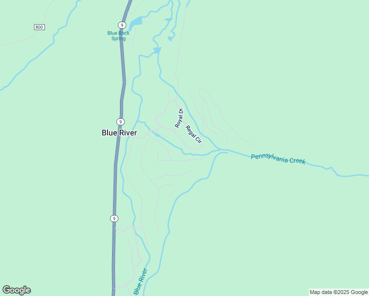 map of restaurants, bars, coffee shops, grocery stores, and more near 88 Regal Circle in Breckenridge