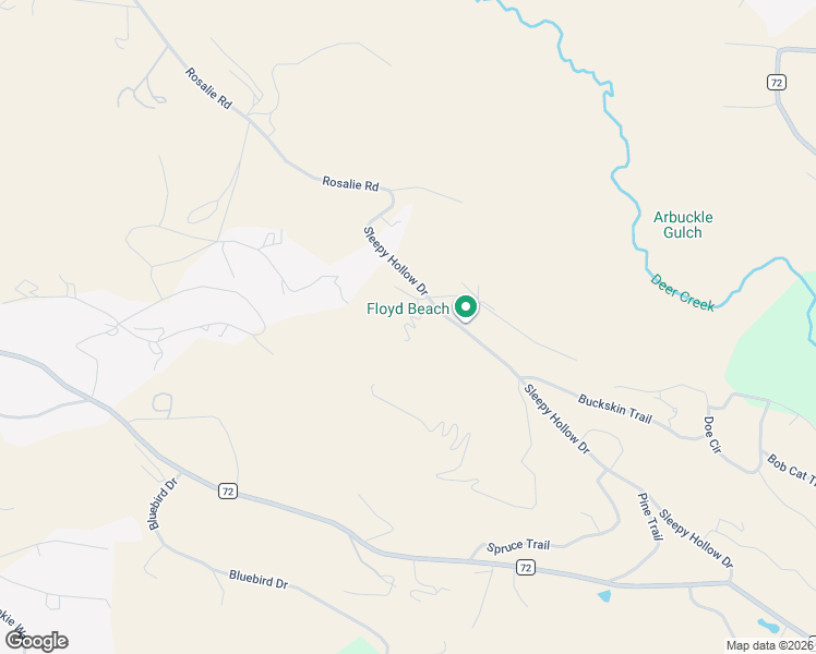 map of restaurants, bars, coffee shops, grocery stores, and more near 22 High View Lane in Bailey