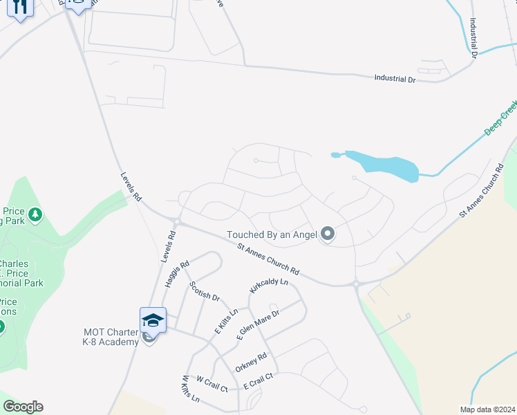 map of restaurants, bars, coffee shops, grocery stores, and more near 807 Llanelli Drive in Middletown