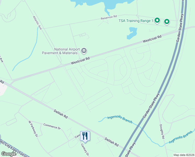 map of restaurants, bars, coffee shops, grocery stores, and more near 216 Eagon Avenue in Egg Harbor Township