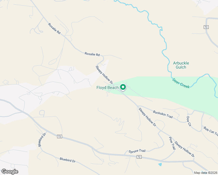 map of restaurants, bars, coffee shops, grocery stores, and more near 22 High View Lane in Bailey