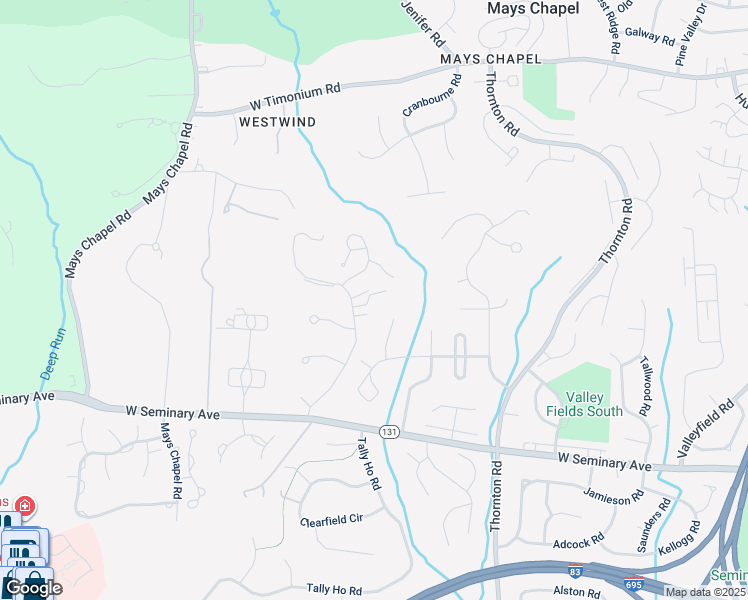 map of restaurants, bars, coffee shops, grocery stores, and more near 8531 Hill Spring Drive in Timonium