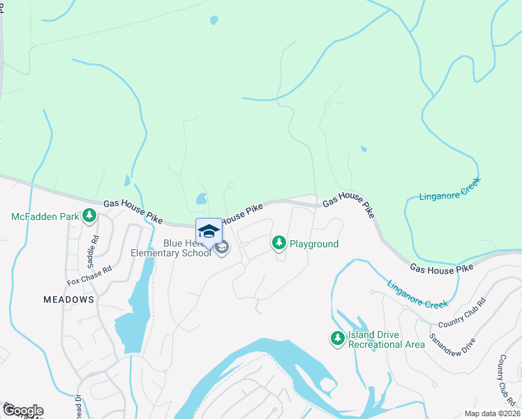 map of restaurants, bars, coffee shops, grocery stores, and more near 10635 Gas House Pike in New Market