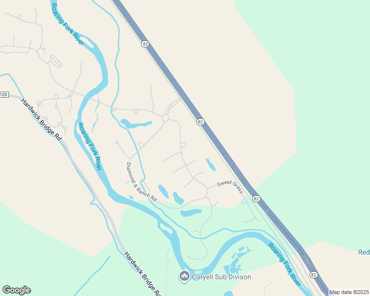 map of restaurants, bars, coffee shops, grocery stores, and more near 176 Diamond A Ranch Road in Carbondale