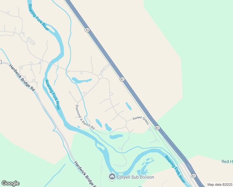 map of restaurants, bars, coffee shops, grocery stores, and more near 176 Diamond A Ranch Road in Carbondale