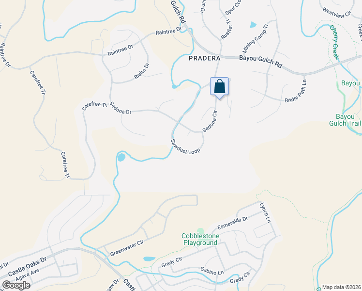 map of restaurants, bars, coffee shops, grocery stores, and more near 5577 Sawdust Loop in Parker