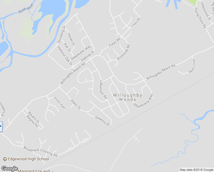 map of restaurants, bars, coffee shops, grocery stores, and more near 312 Palmetto Drive in Edgewood