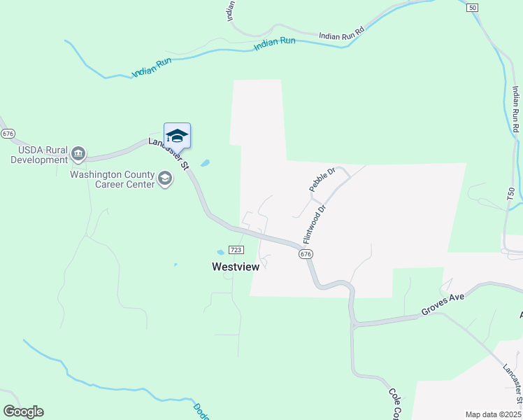 map of restaurants, bars, coffee shops, grocery stores, and more near 1415 Lancaster Street in Marietta