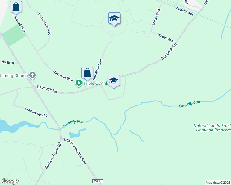map of restaurants, bars, coffee shops, grocery stores, and more near 700 Babcock Road in Hamilton