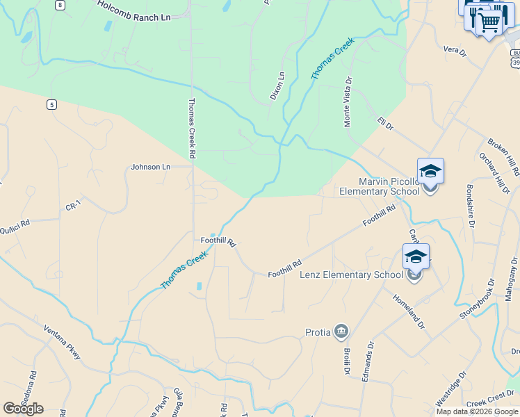 map of restaurants, bars, coffee shops, grocery stores, and more near 19 Glenhaven Drive in Reno