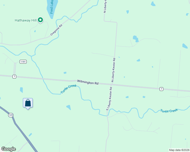 map of restaurants, bars, coffee shops, grocery stores, and more near 2096-2398 Wilmington Road in Lebanon