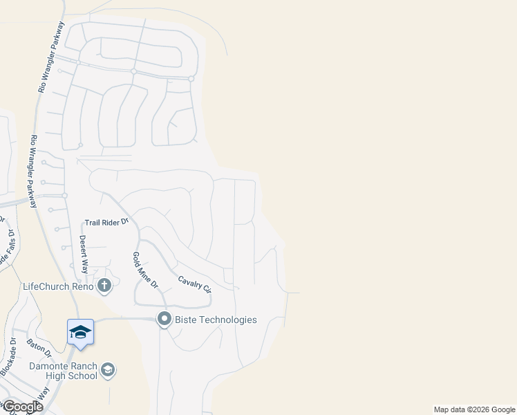 map of restaurants, bars, coffee shops, grocery stores, and more near 4501 High Pointe Drive in Reno