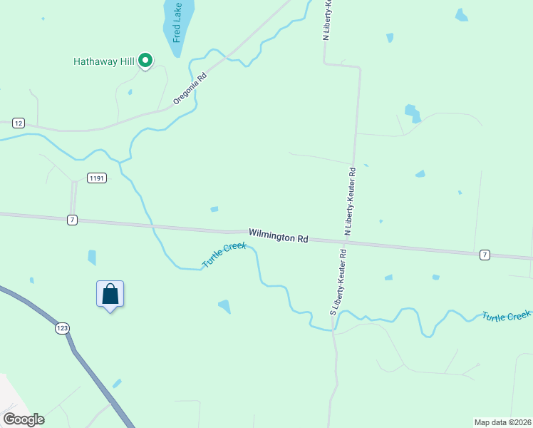 map of restaurants, bars, coffee shops, grocery stores, and more near 2346 Wilmington Road in Lebanon